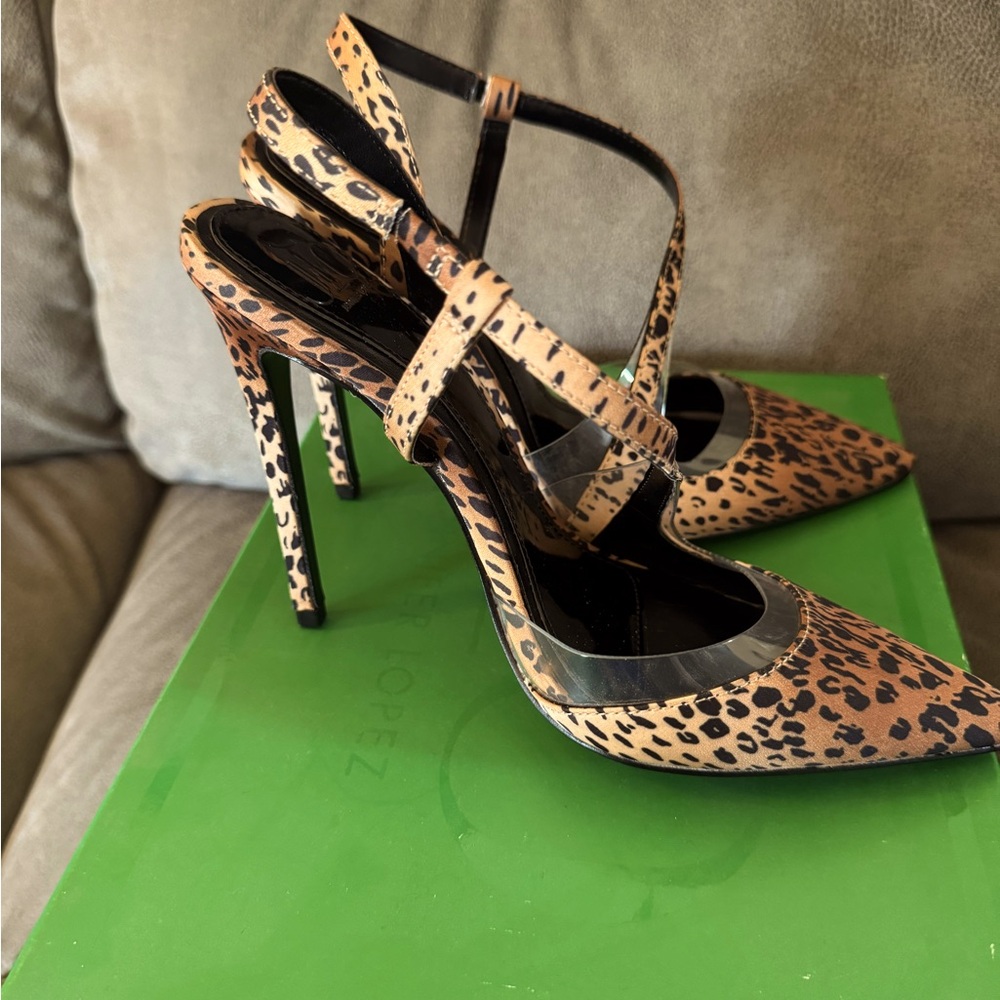 Leopard Print Stiletto Heels JLO